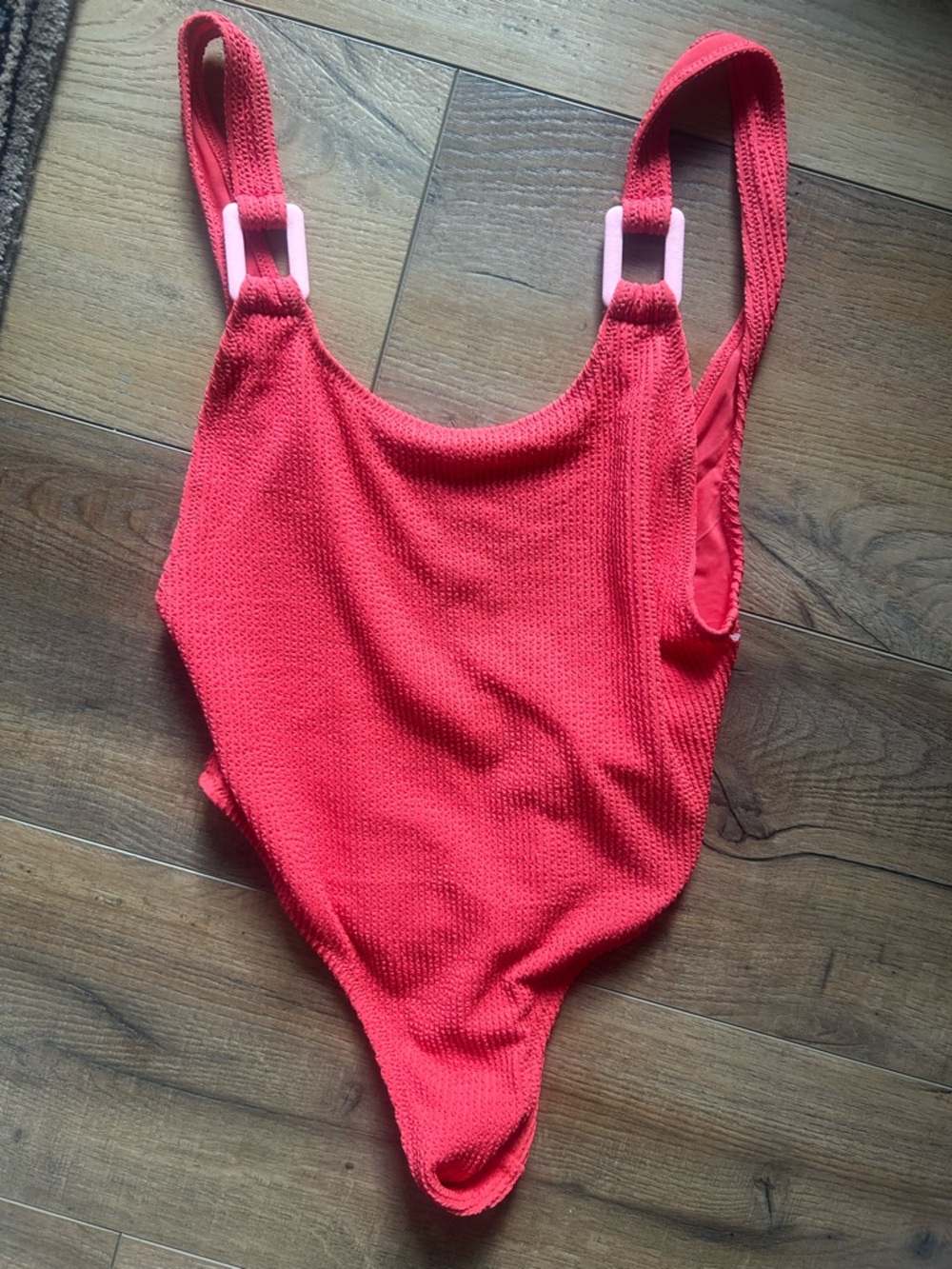 Aerie crinkle scoop neck cheeky One-Piece Swim- M